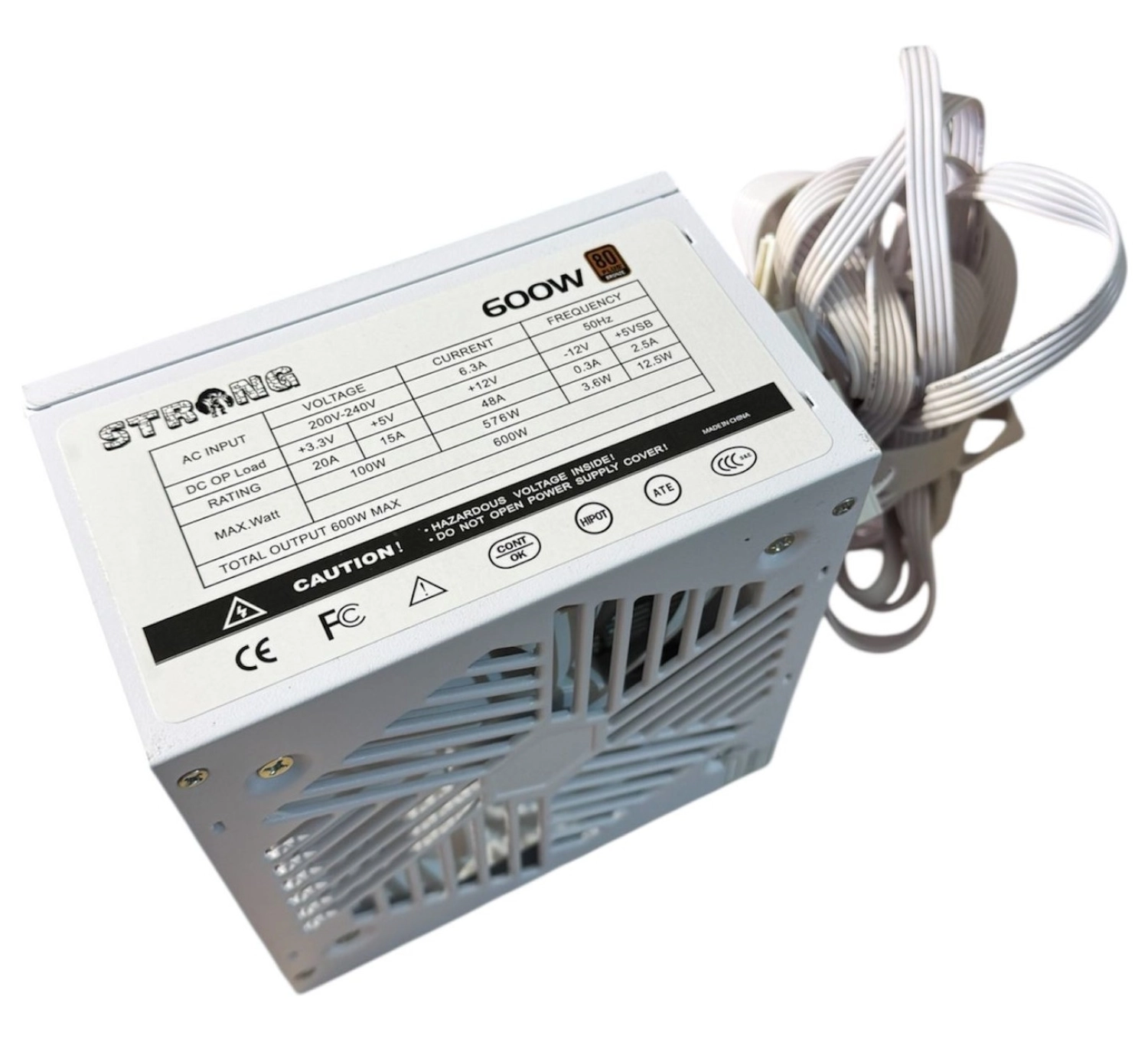 Strong St600 600W 80+ Bronze Apfc Beyaz Power Supply Güç Kaynağı - Görsel 2