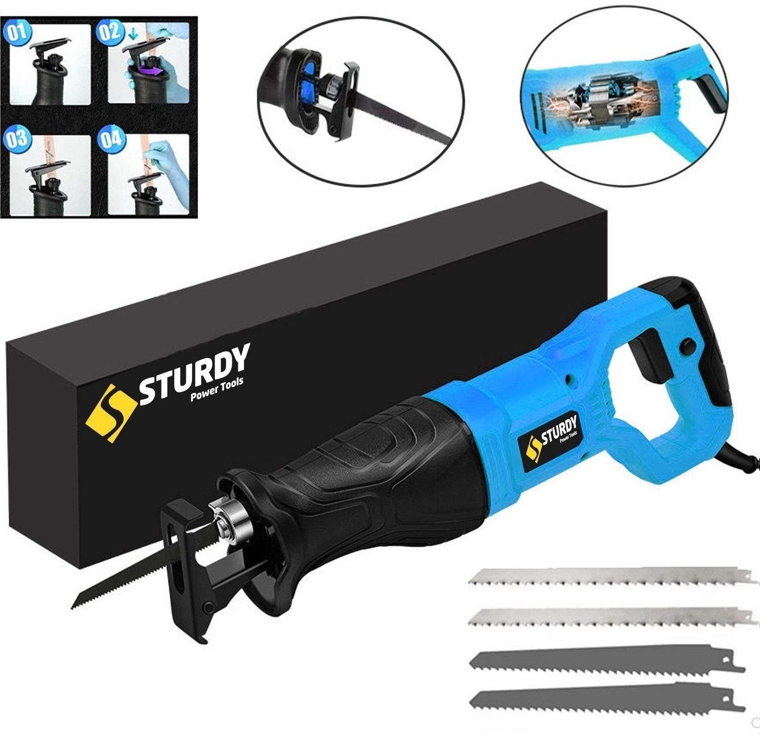 Sturdy Sjs Şanzuman 2021 New Seri Kurban Kemik Kesim Makinası 4000 W ürün görseli