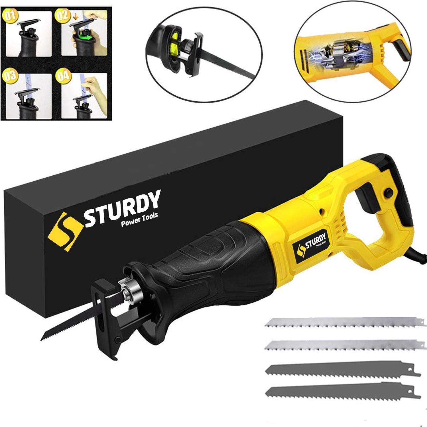 Sturdy Sjs Şanzuman 2022 A-T-G Seri Kurban Kemik Kesim Makinası Bosch Bıçak İle4600 W ürün görseli