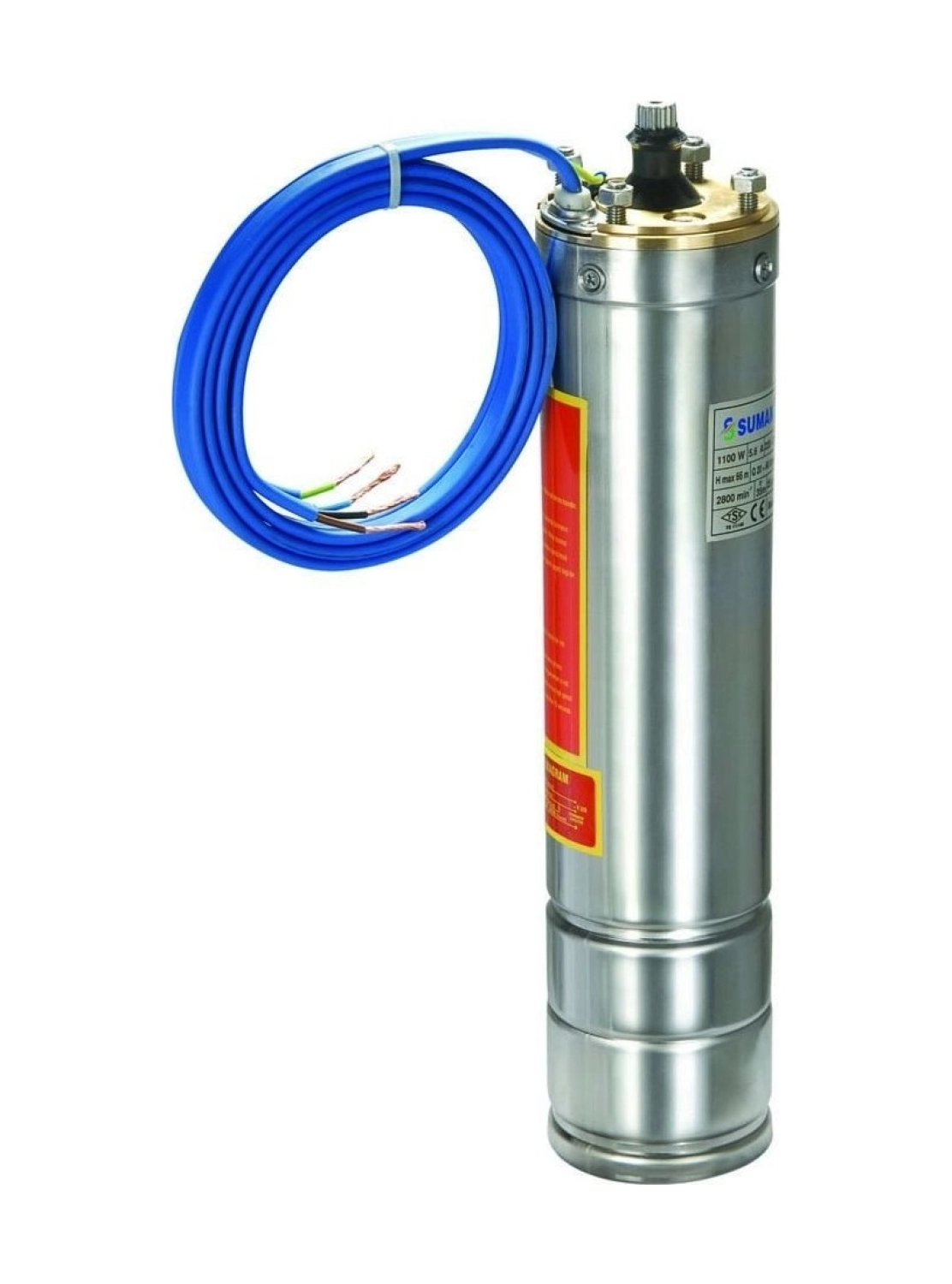 Sumak 4Smt30 4'' Dalgıç Pompa Motoru Trifaze (380V) 3Hp ürün görseli