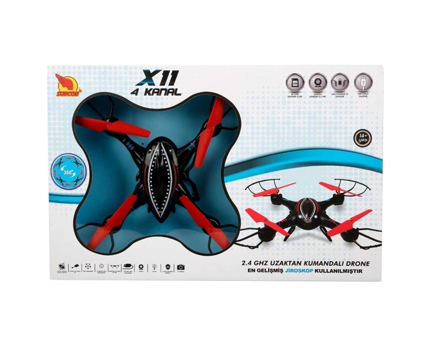 Suncon Sunman Kameralı Drone 2.4 Ghz - Görsel 5