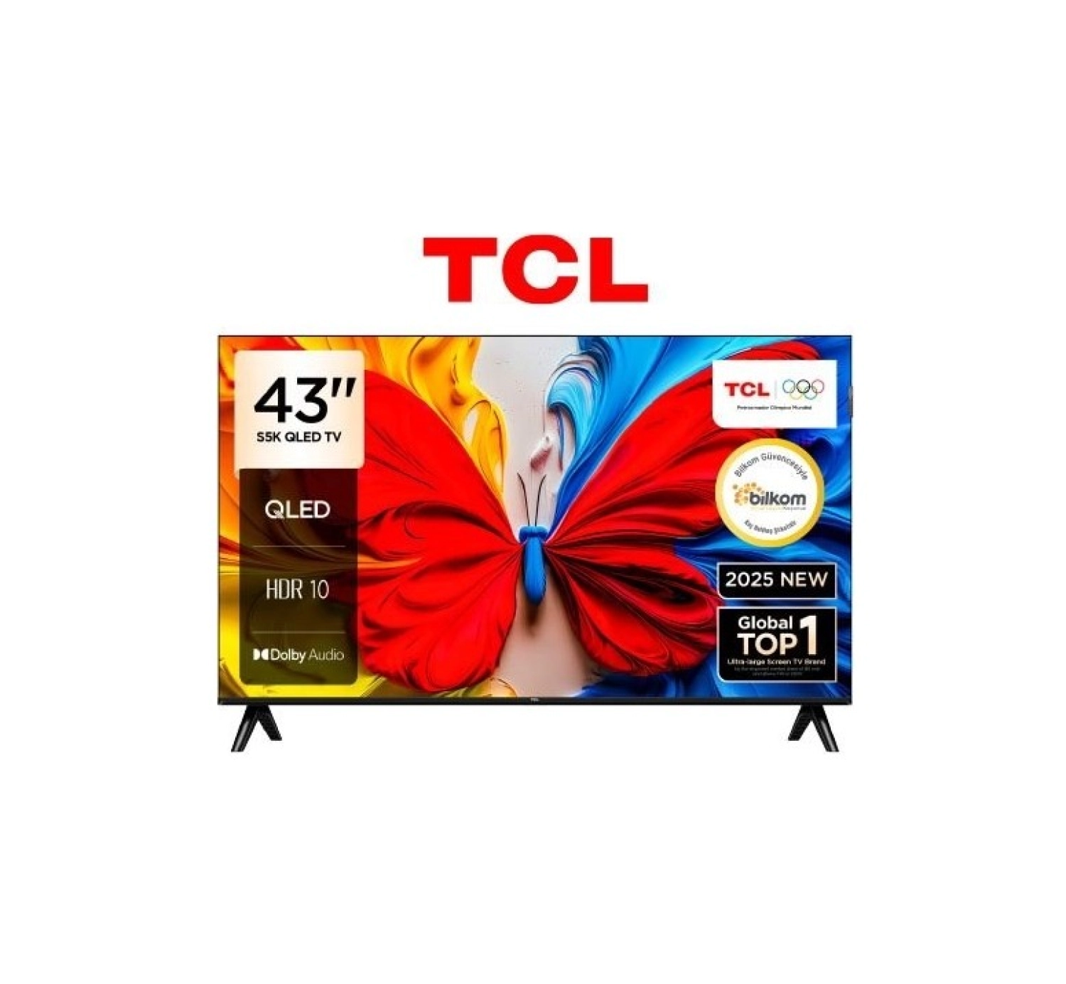 Tcl 43S5K 43" 109 Ekran Uydu Alıcılı Full Hd Android Smart Qled Tv ürün görseli