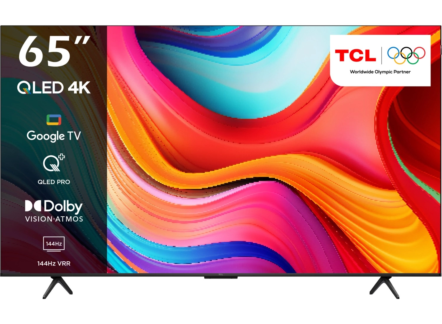 Tcl 65T8B 4K Ultra Hd 65" 165 Ekran Uydu Alıcılı Google Smart Qled Tv ürün görseli