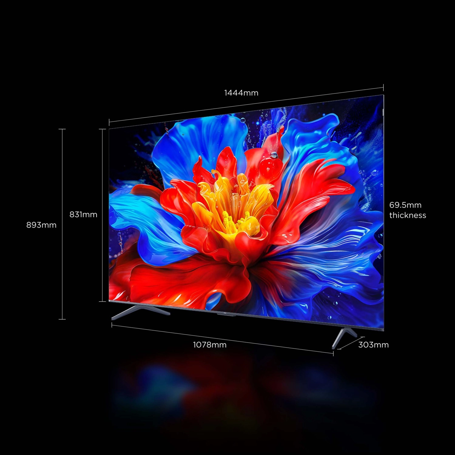 Tcl 65T8C 65" 165 Ekran Uydu Alıcılı 4K Ultra Hd Qled Google Tv - Görsel 14
