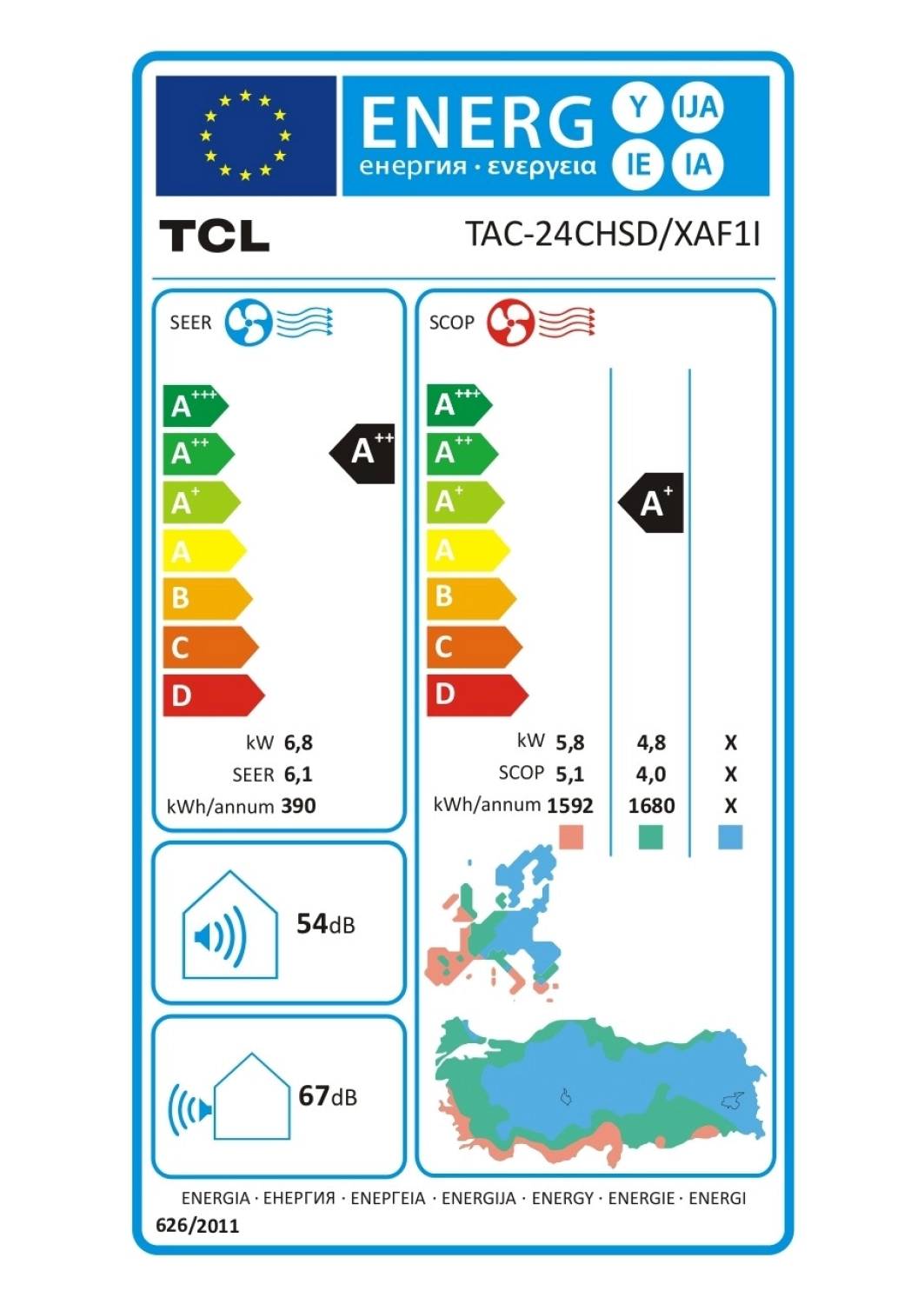 Tcl Elite 24.000 Btu Klima – Yüksek Enerji Verimliliği & Sessiz Ve Etkili Soğutma (Tac-24Chsd/Xaf1I) - Görsel 7