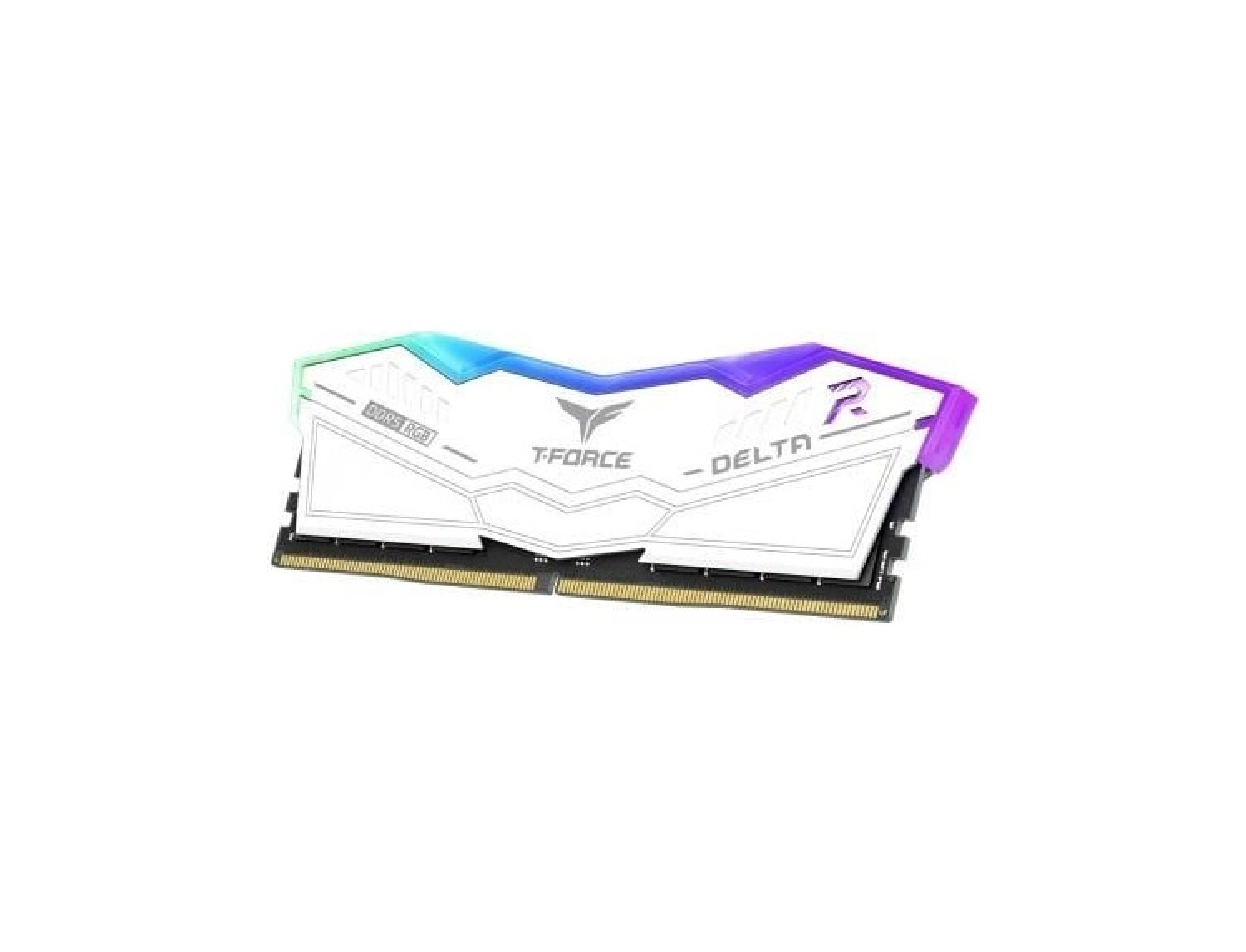Team 32Gb (2X 16Gb) Ddr5 5600Mhz Cl38 Rgb Dual Kıt Pc Ram T-Force Delta Ff4D532G5600Hc38Gdc01 Beyaz - Görsel 3