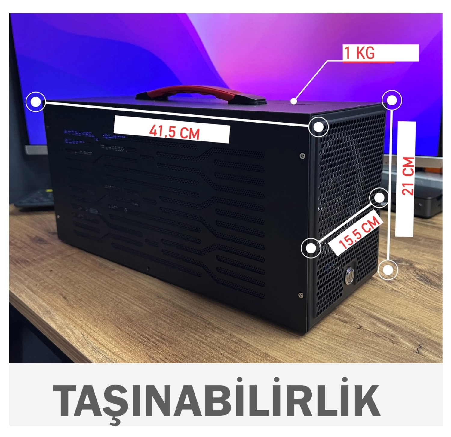 Techstorm Ocx 550W Güç Kaynaklı Oculınk Arayüzlü Kasa Tipi Harici Ekran Kartı Istasyonu - Görsel 3