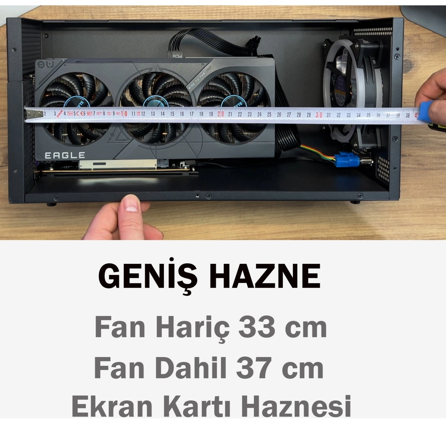 Techstorm Ocx 550W Güç Kaynaklı Oculınk Arayüzlü Kasa Tipi Harici Ekran Kartı Istasyonu - Görsel 2