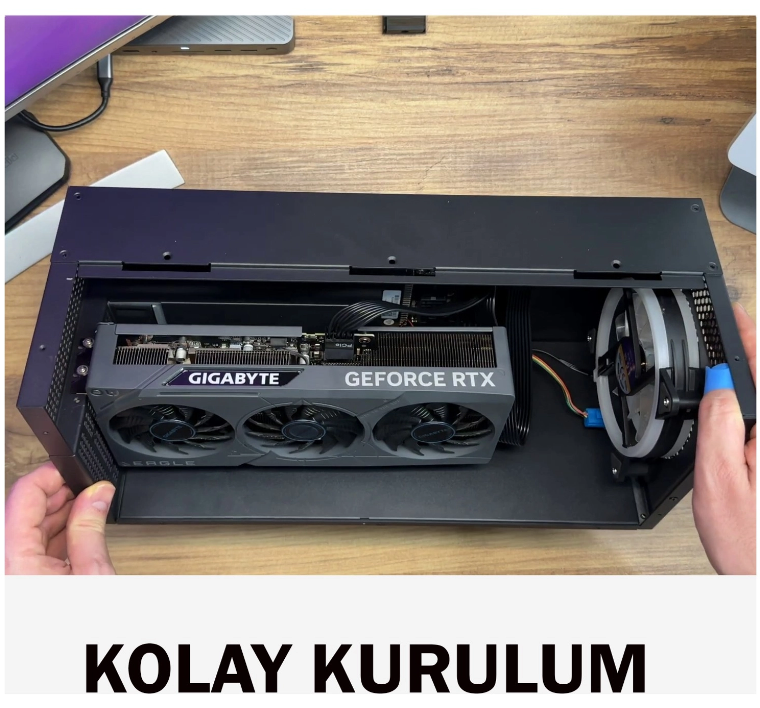 Techstorm Ocx 550W Güç Kaynaklı Oculınk Arayüzlü Kasa Tipi Harici Ekran Kartı Istasyonu - Görsel 4