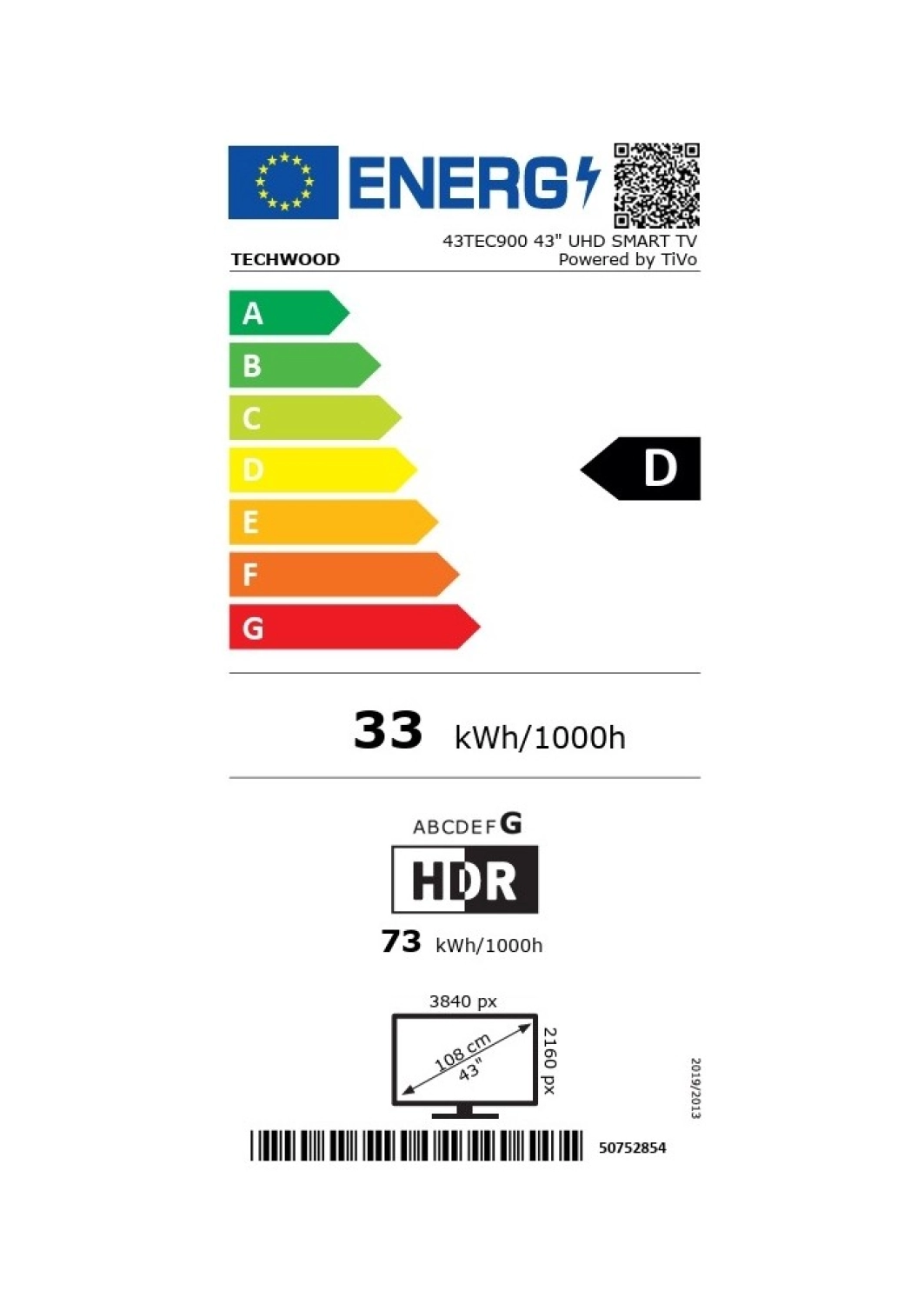 Techwood 43Tec900 4K Ultra Hd 43" 109 Ekran Uydu Alıcılı Smart Led Tv - Görsel 3