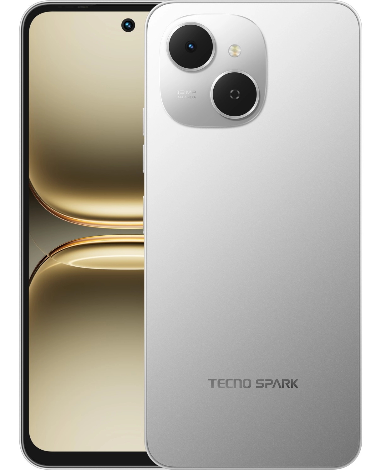 Tecno Spark 40C 128 Gb 4 Gb Ram Titanyum Gri ürün görseli
