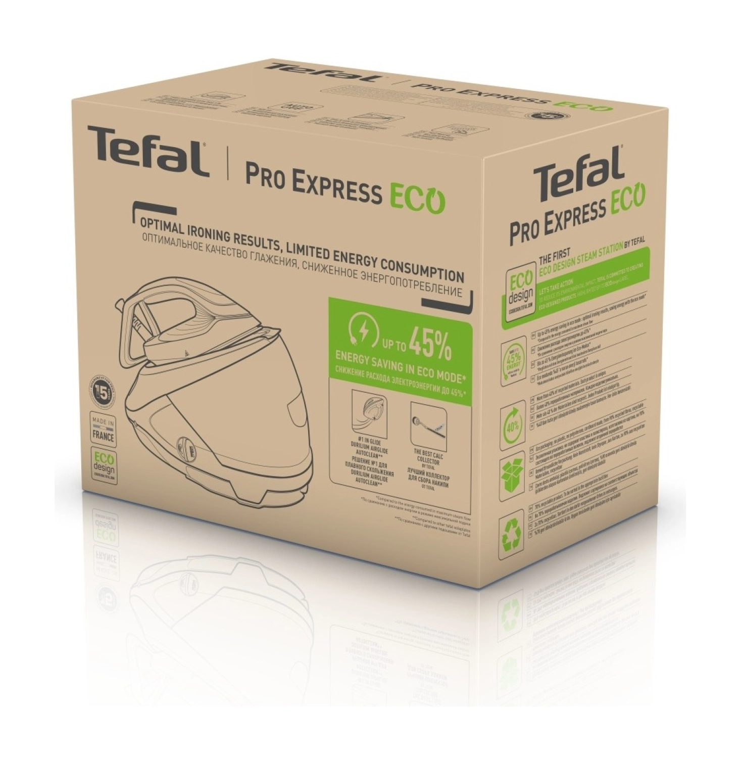 Tefal Gv9E2 Pro Express Eco 140 Gr Sürekli Ve 560 Gr Şok Buharlı 2200 Watt Buhar Kazanlı Ütü - Görsel 5