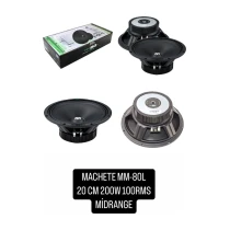 Teknotrust Deaf Bonce Machete Mm-80L 20 Cm 200W 100Rms Spl Midrange 1 Takım 2 Adet Mm80L Yeni Seri