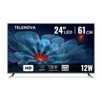 Telenova 24"Inç 60 Ekran Uydu Alıcılı Hd Led Tv 12W Destekli Karavan,Ev,Ofis