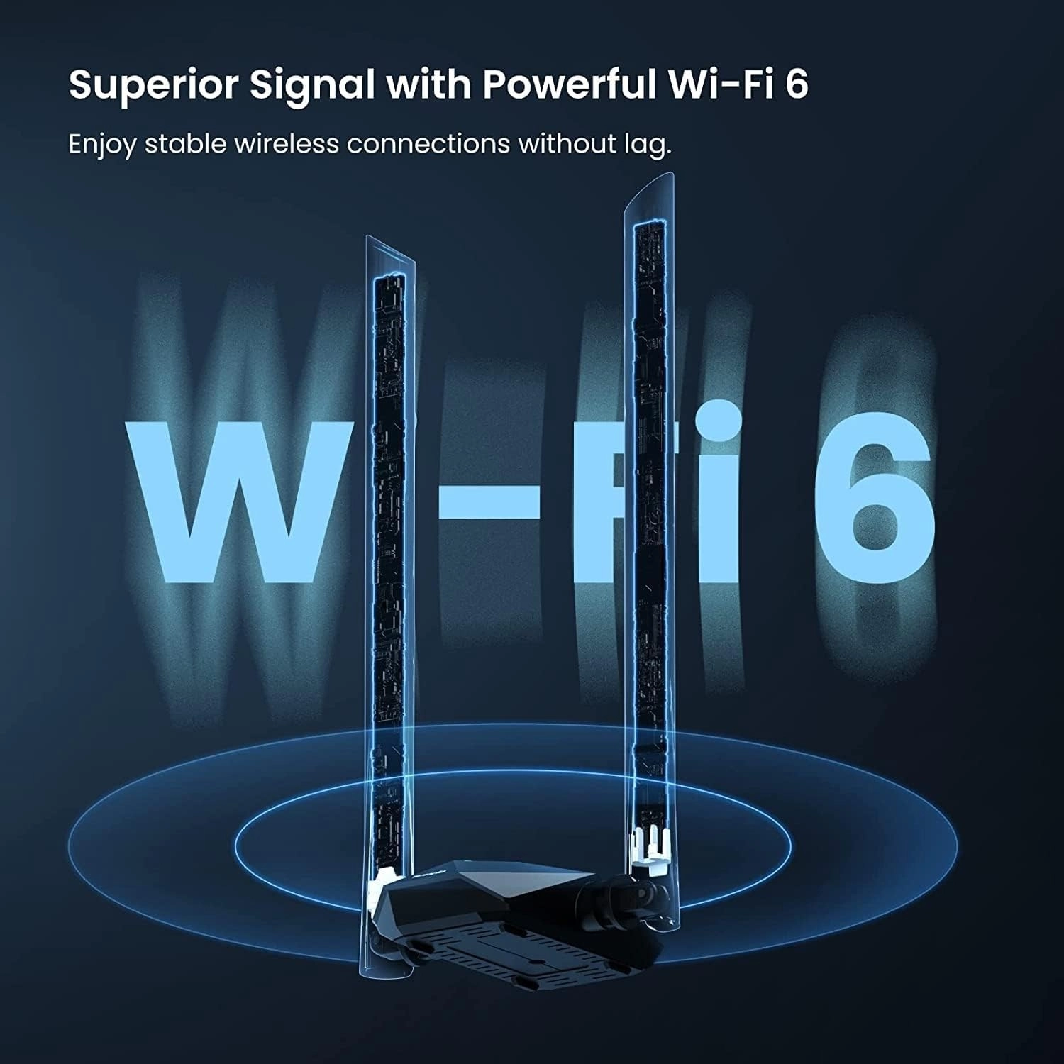 Tenda U18A Wifi 6 1201 Mbps 2-5Dbi Antenli Usb Adaptör - Görsel 8