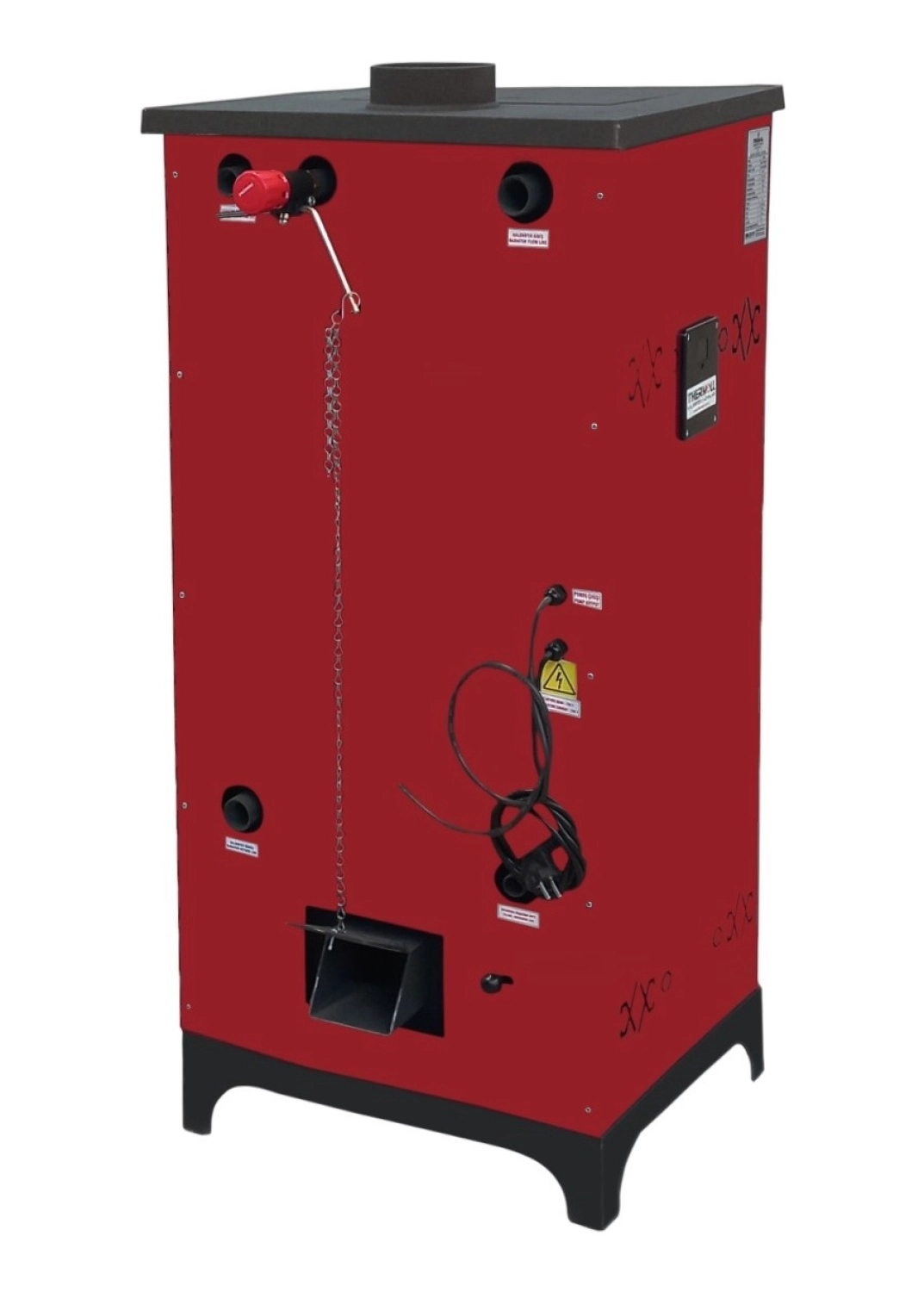 Thermall T-25 Dşk Dikey Şömine Fırınlı Kalorifer Kazanı 25.000 Kcal/H - 29,0 Kw - Görsel 3