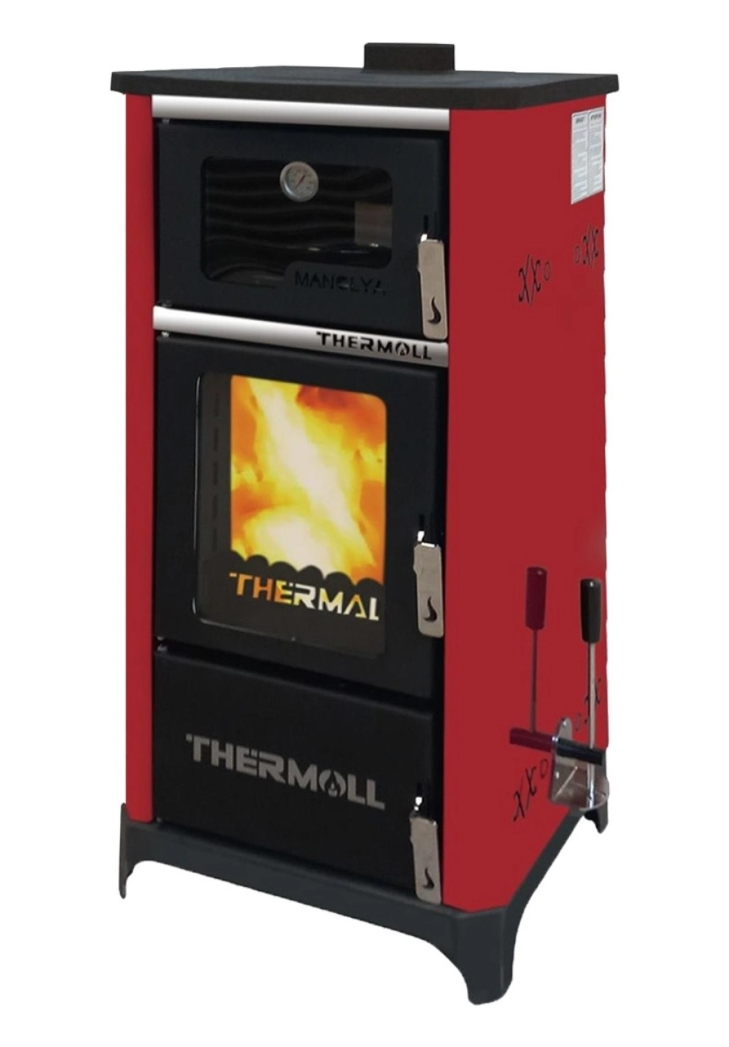 Thermall T-25 Dşk Dikey Şömine Fırınlı Kalorifer Kazanı 25.000 Kcal/H - 29,0 Kw ürün görseli