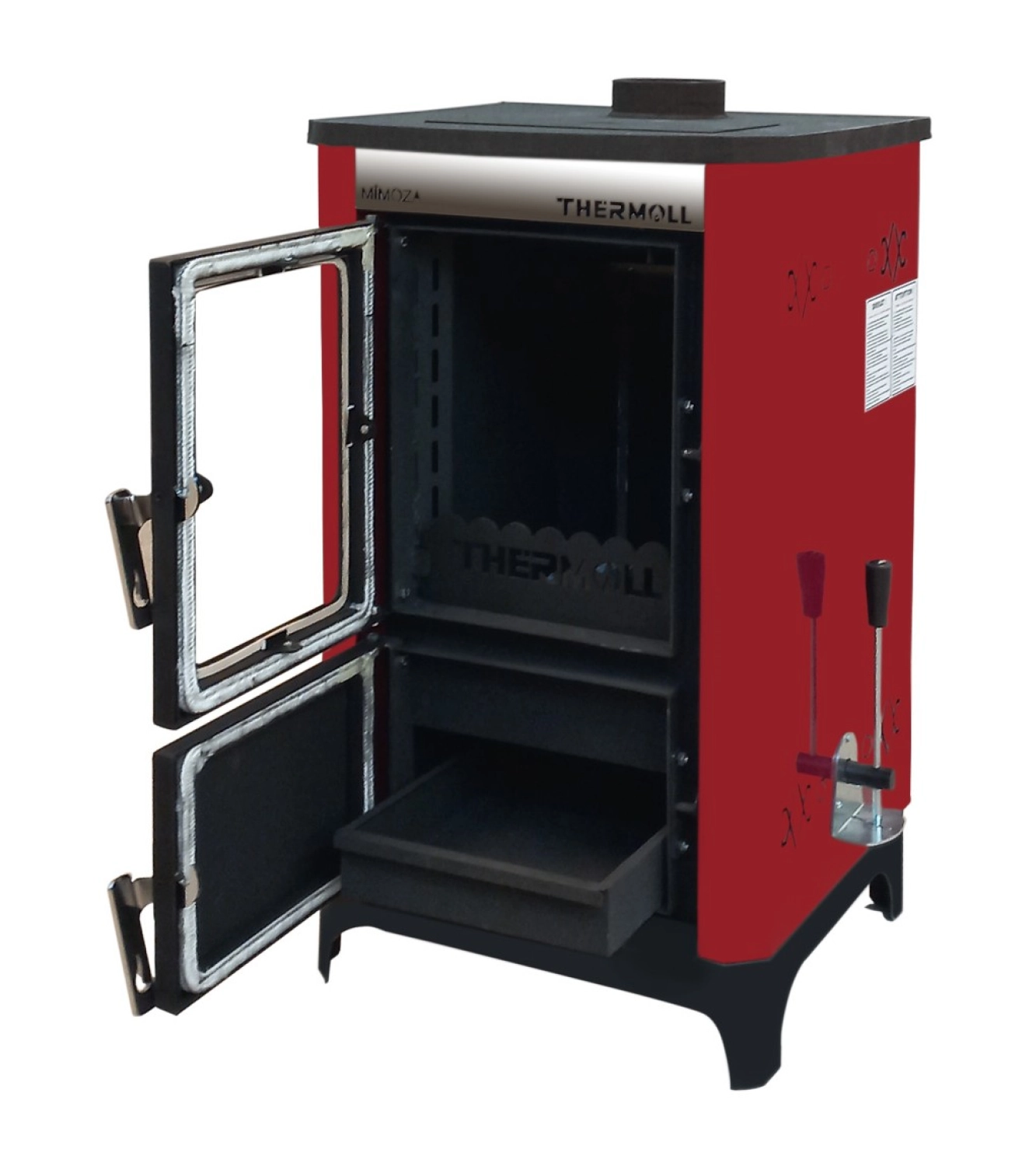 Thermall T-25 Mşk Mini Şömineli Kalorifer Kazanı 25.000 Kcal/H - 29,0 Kw - Görsel 2