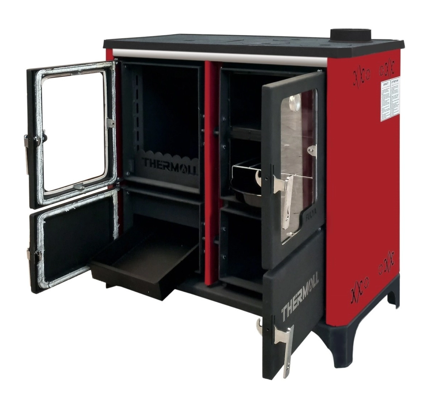 Thermall T-25 Yşk Yatay Şömine Fırınlı Kalorifer Kazanı 25.000 Kcal/H - 29,0 Kw - Görsel 2