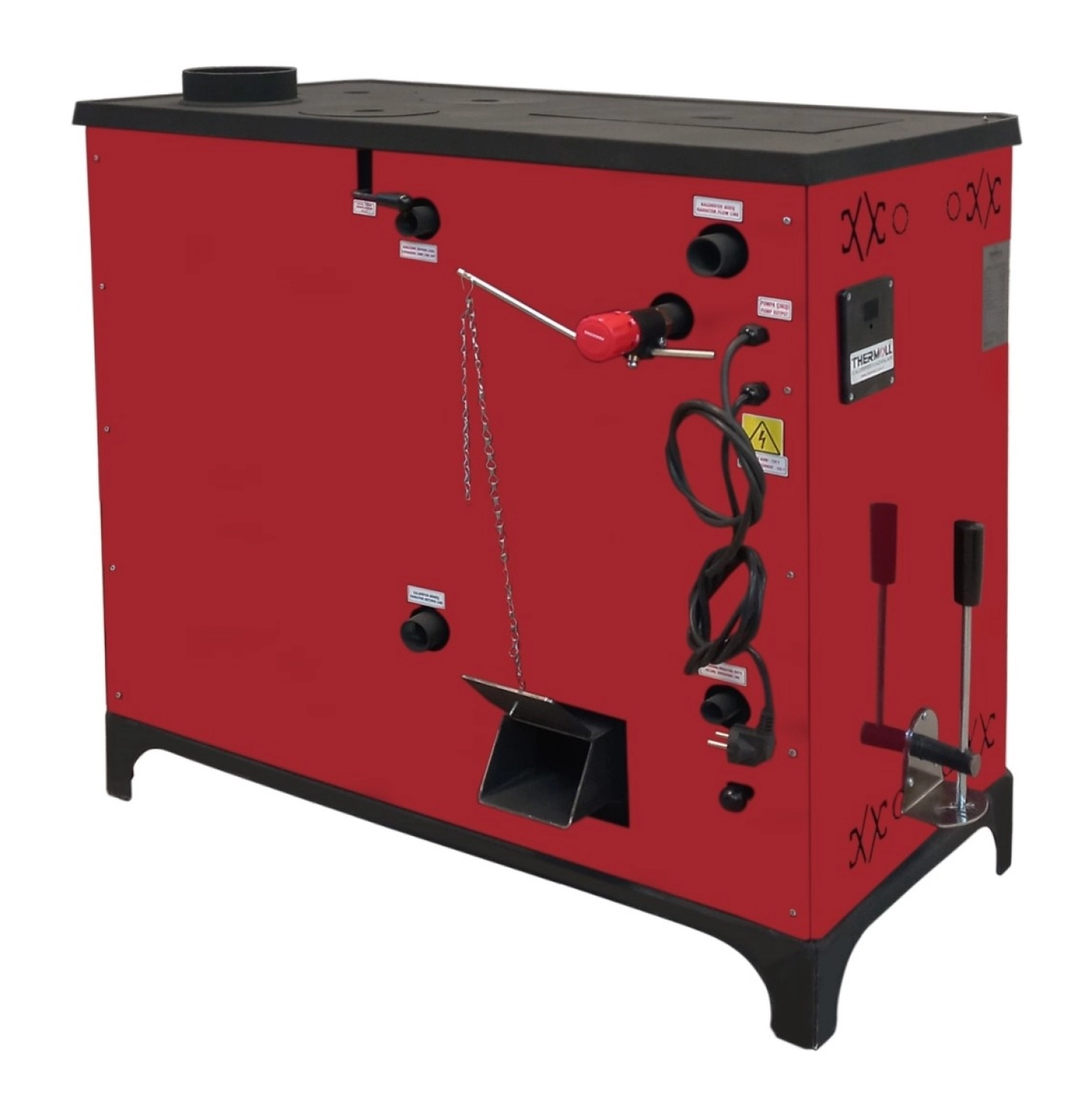 Thermall T-25 Yşk Yatay Şömine Fırınlı Kalorifer Kazanı 25.000 Kcal/H - 29,0 Kw - Görsel 3