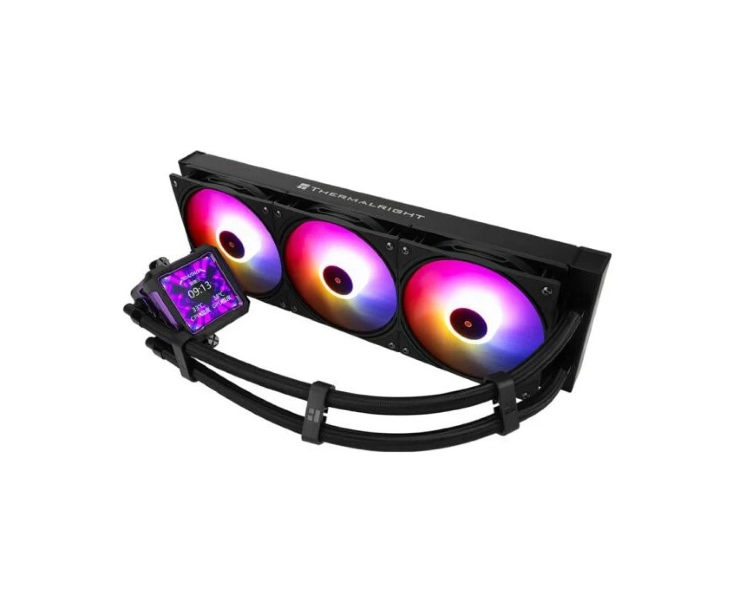 Thermalright Frozen Warframe Pro 360 Black Argb 360Mm Intel-Amd Uyumlu Siyah Işlemci Sıvı Soğutucu - Görsel 2