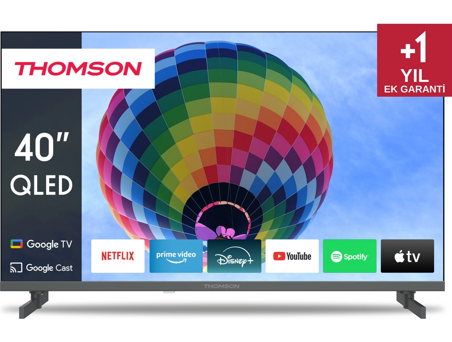Thomson 40Qg4S14 40" 100 Ekran Uydu Alıcılı Full Hd Google Smart Qled Xs Tv ürün görseli