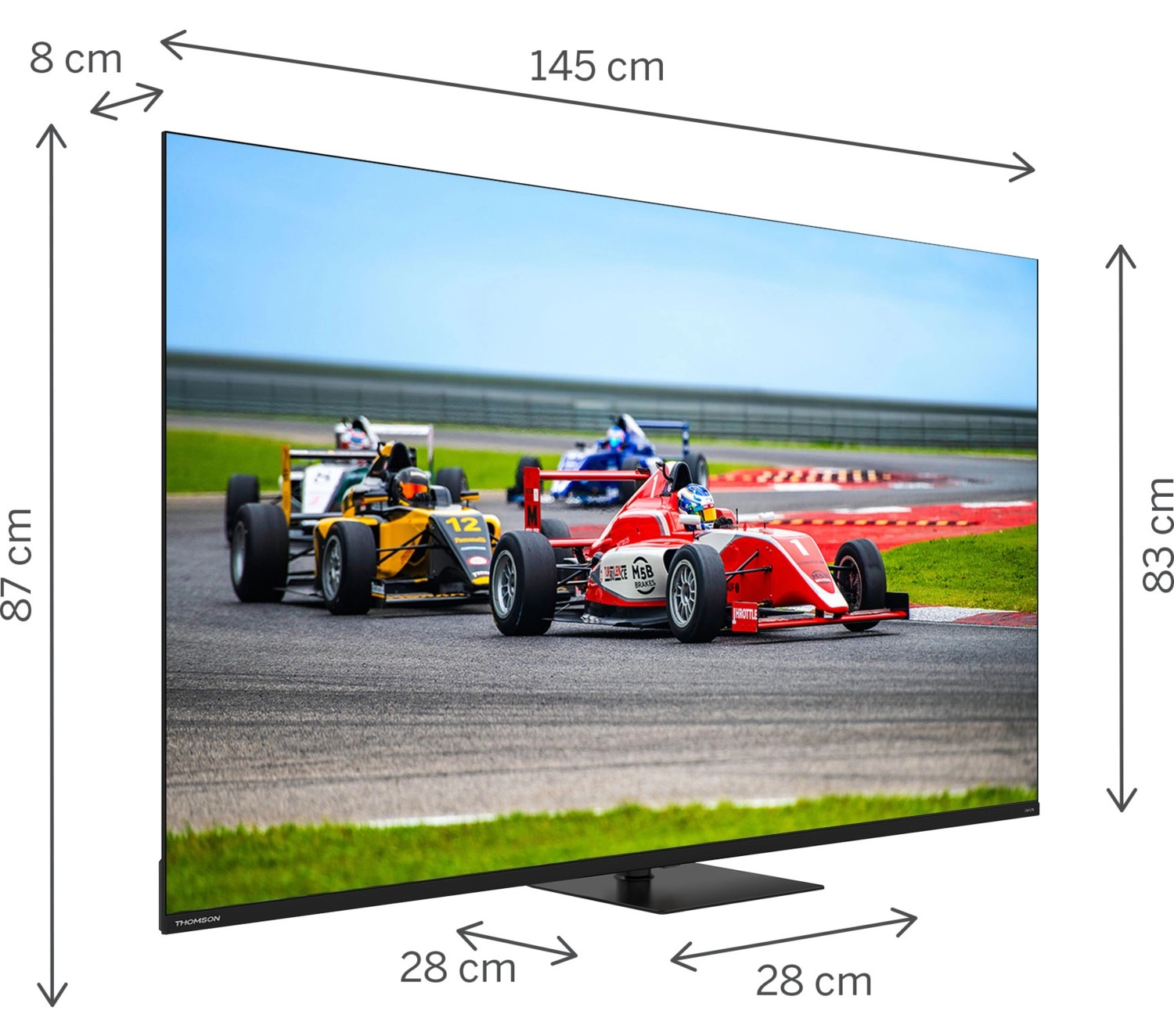 Thomson 65Qg7C14 4K Ultra Hd 65" 165 Ekran Uydu Alıcılı Google Smart Qled Tv - Görsel 3