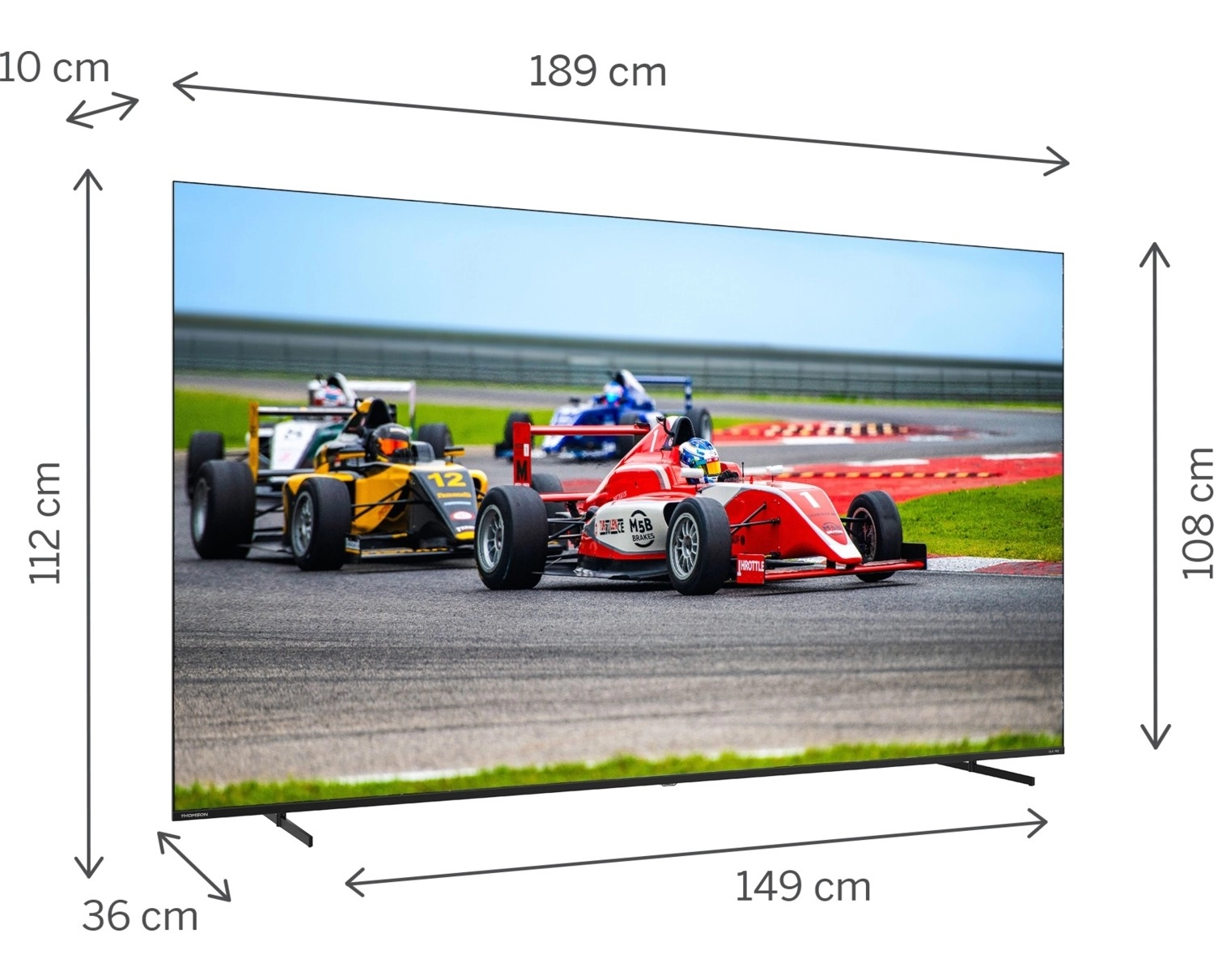 Thomson 85Qg7S14 85” 215 Ekran Uydu Alıcılı 4K Ultra Hd Google Smart Qled Pro Tv - Görsel 3