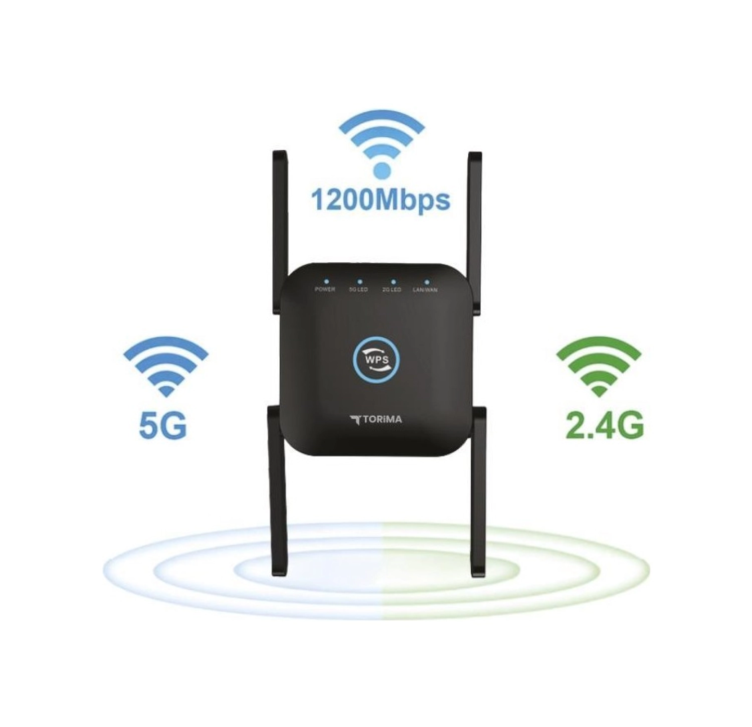 Torima Ac24 Siyah Wifi Pro Sinyal Yakınlaştırıcı Router - Görsel 2