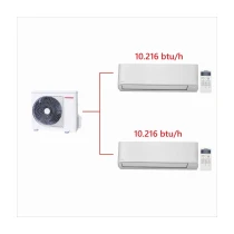Toshiba 2M A++ + 10.000 +10.000 Btu/H Multi Split İnverter Klima