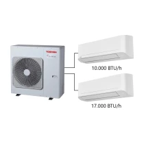 Toshiba 2M Multi Split Klima 10.000+17.000 Btu/H A+++