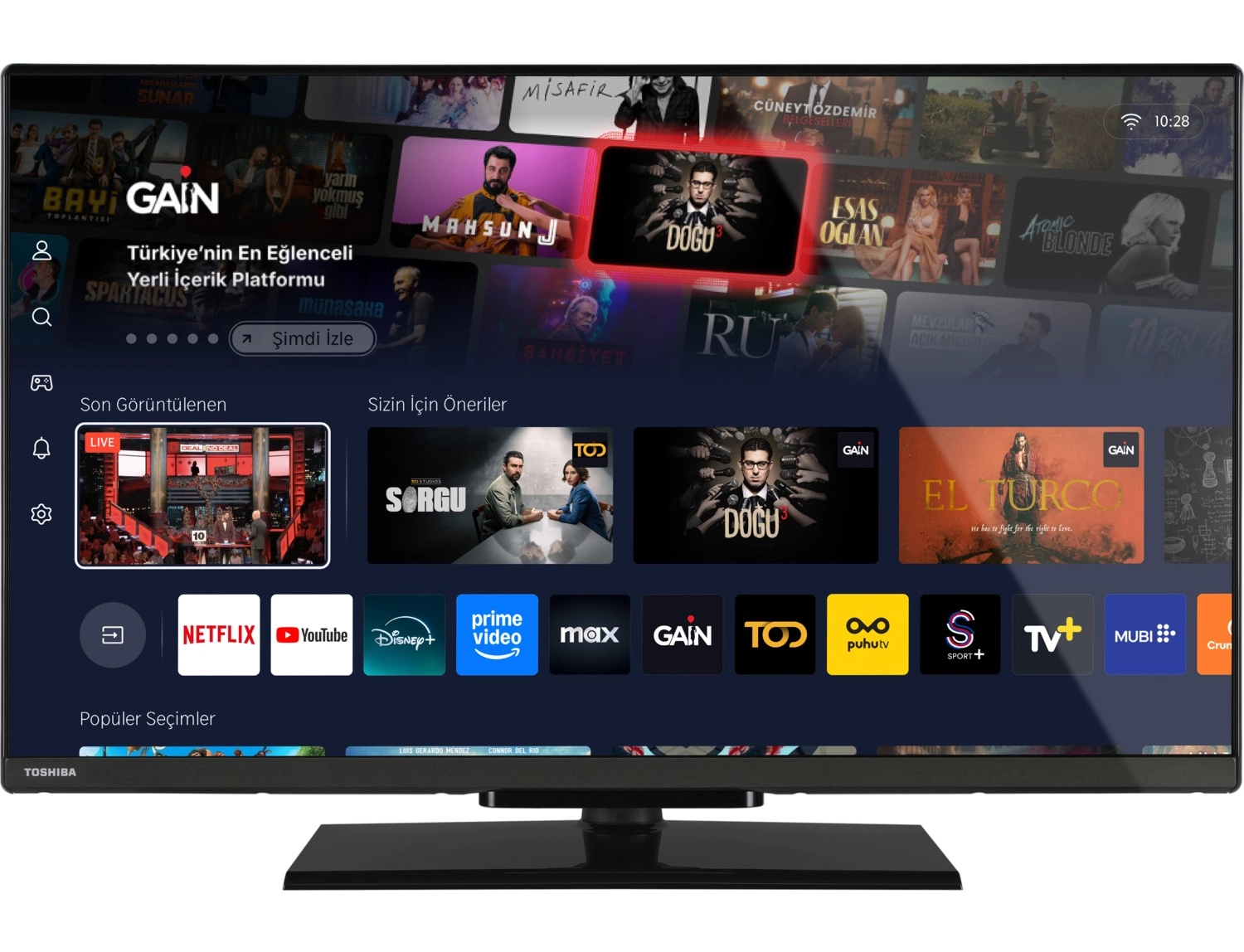 Toshiba 32Lv3563Dt Full Hd 32" 82 Ekran Uydu Alıcılı Smart Led Tv ürün görseli