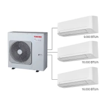 Toshiba 3M Multi Split Klima 9.000+16.000+16.000 Btu/H
