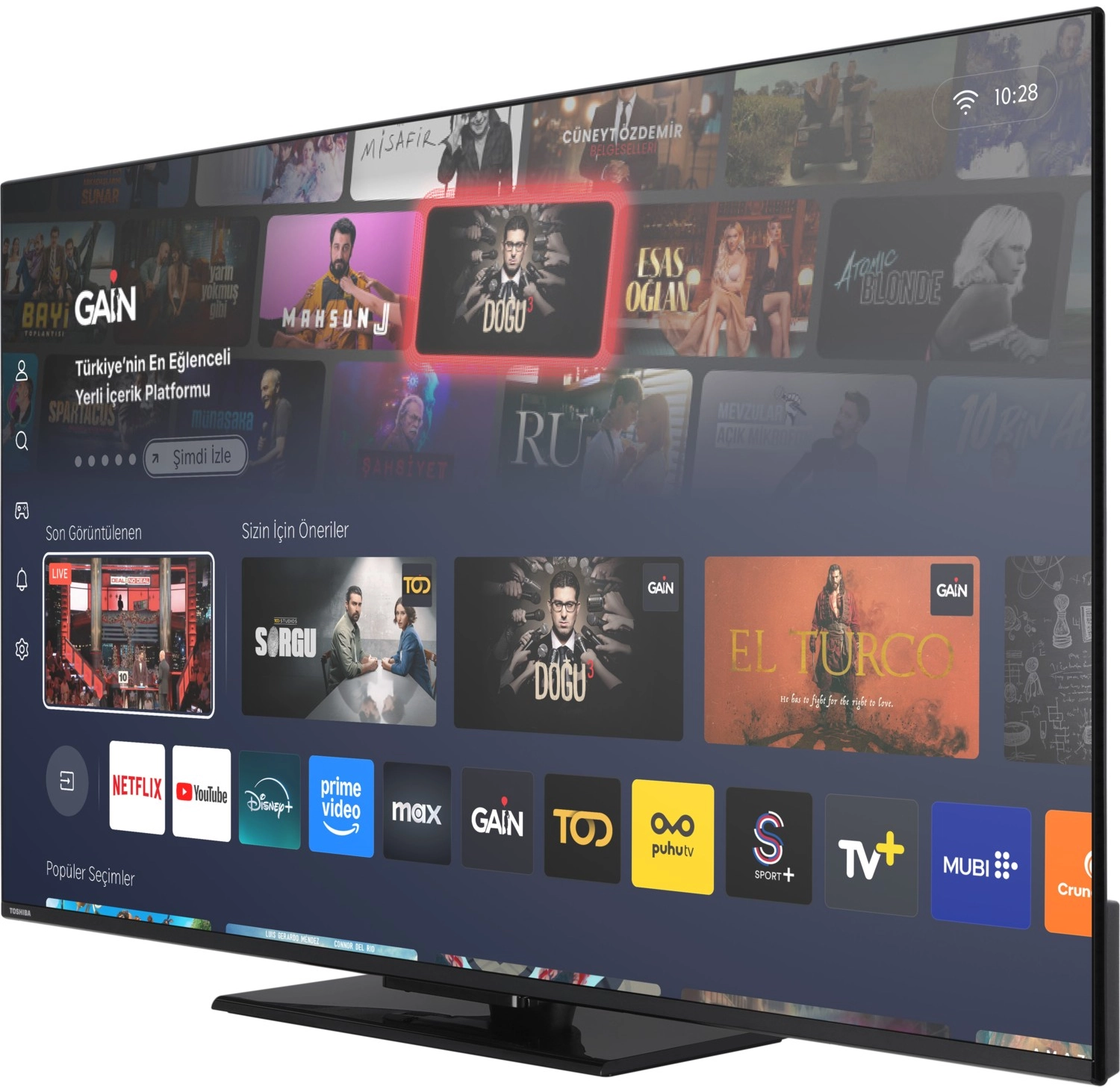 Toshiba 55Uv3463Dt 4K Ultra Hd 55'' 140 Ekran Uydu Alıcılı Smart Led Tv - Görsel 2