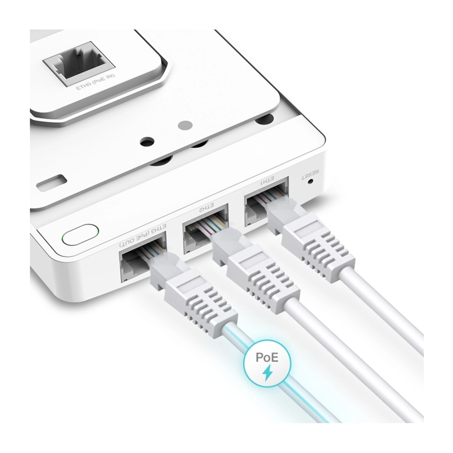 Tp-Link Eap235-Wall 12000Mbps Kablosuz Dual Band Duvar Tipi Access Point - Görsel 2