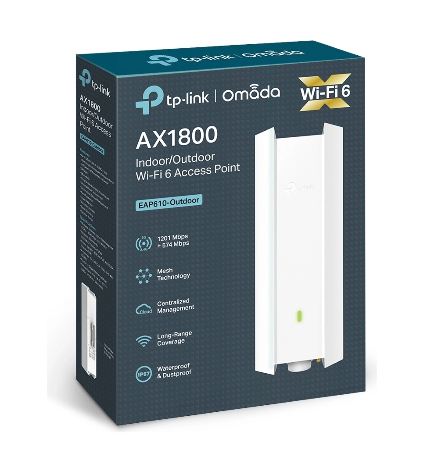 Tp-Link Eap610-Outdoor, Ax1800 Mbps Dış Mekan Wifi 6 Access Point - Görsel 5