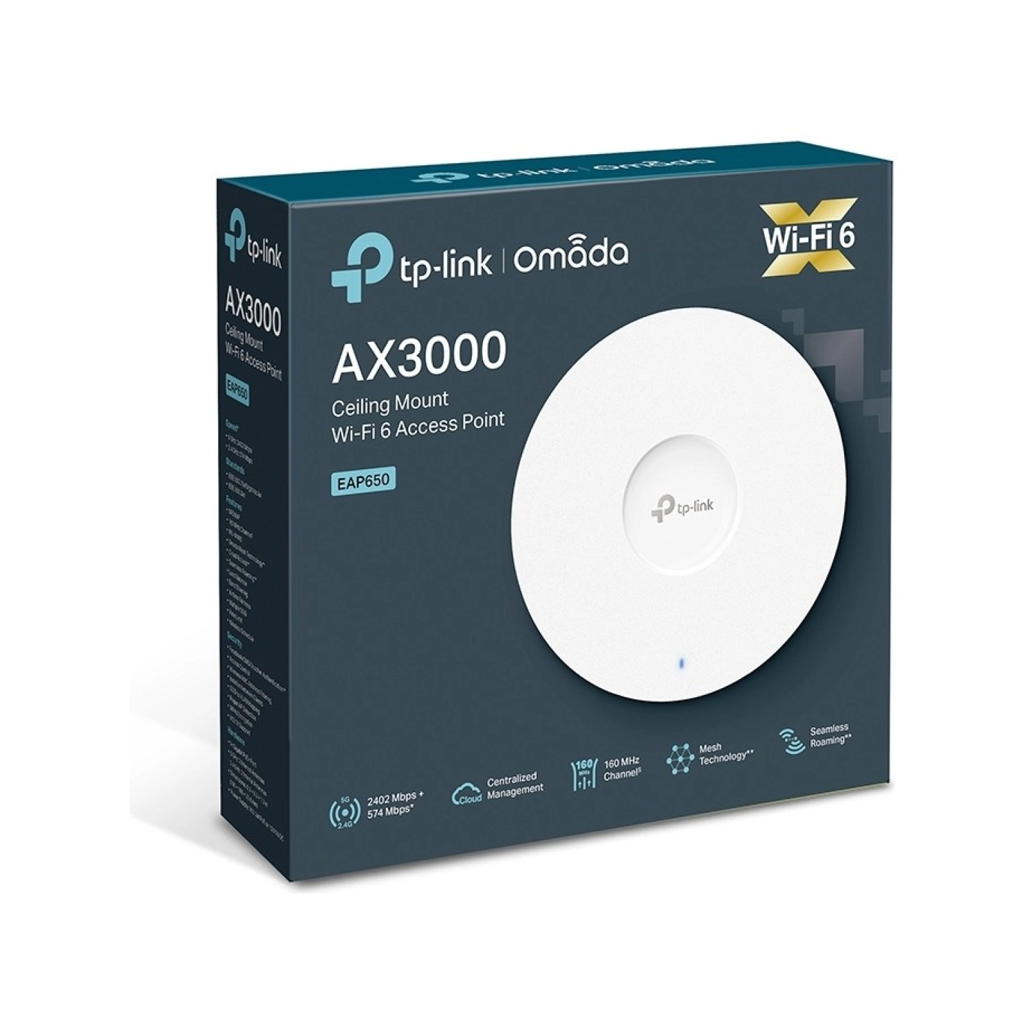 Tp-Link Eap650, Ax3000 Mbps Tavan Tipi Wifi 6 Access Point - Görsel 5