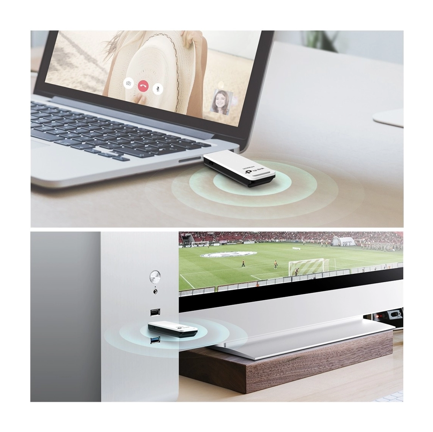 Tp-Link Tl-Wn821N Kablosuz N Usb Adaptör 300Mbps - Görsel 4