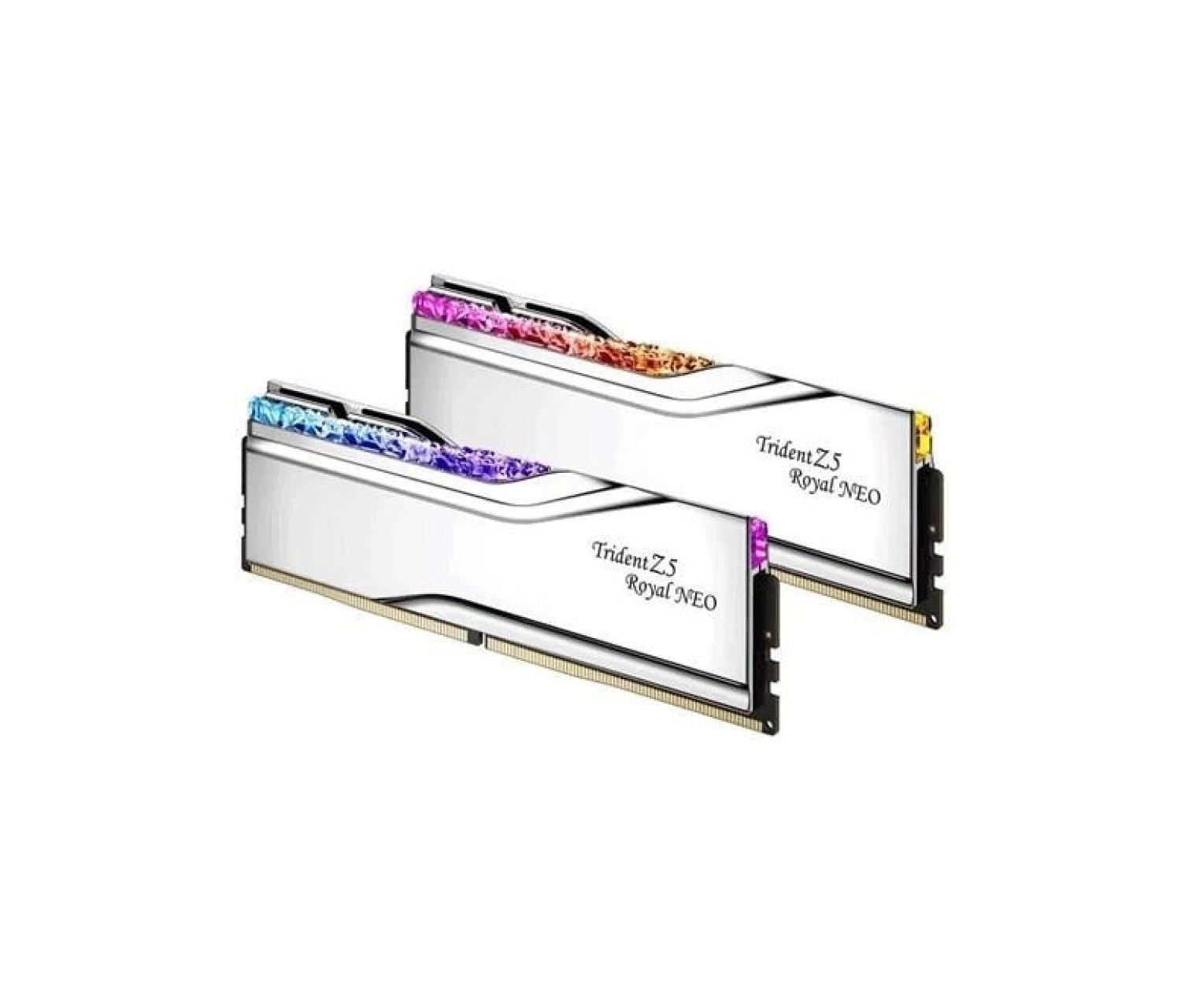 Trident 48Gb (2X 24Gb) Ddr5 8000Mhz Cl40 Rgb Dual Kıt Pc Ram Trıdent Z5 Royal Sılver F5-8000J4048G24Gx2-Tr5Ns - Görsel 2