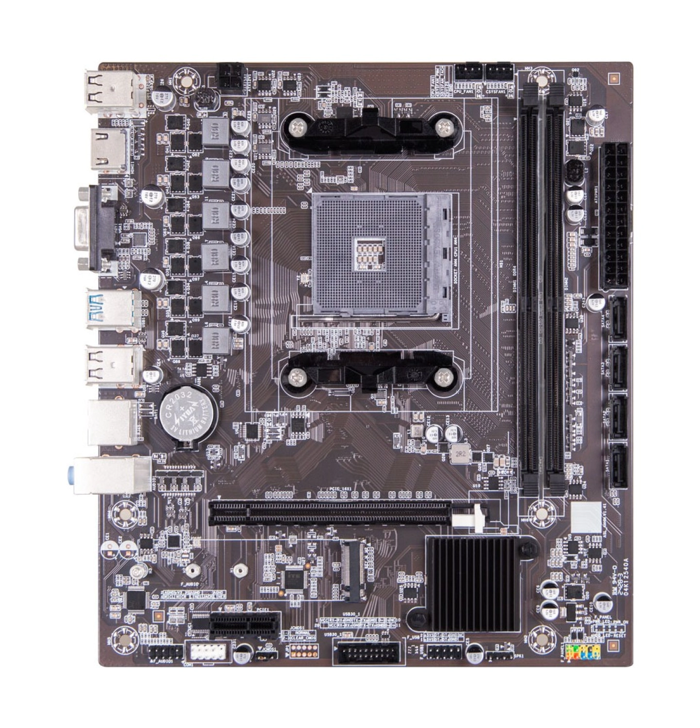 Turbox A320 Sata,M2 Ddr4 3000Mhz Usb 3.0 Vga Hdmi Ses G.lan Am4 Anakart ürün görseli
