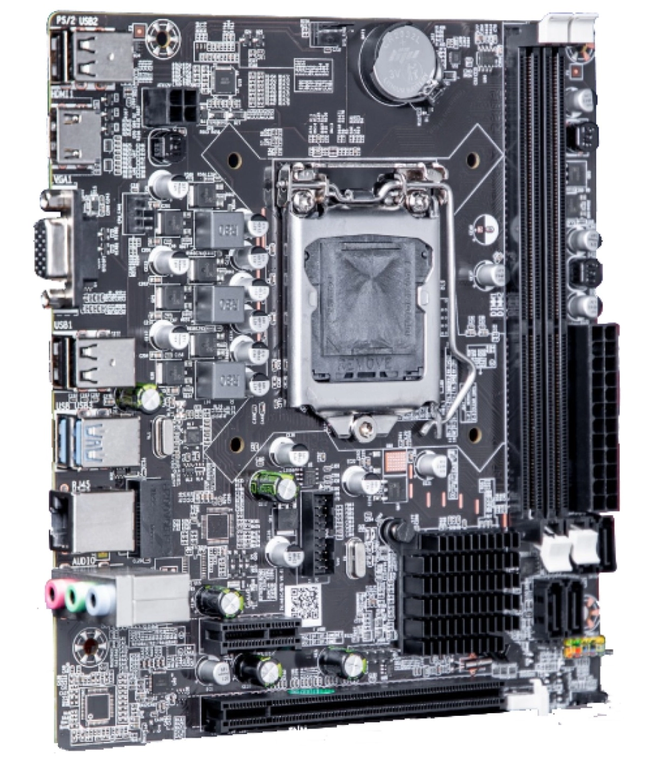 Turbox B75(H61) Sata,M2 Ddr3 1600Mhz Usb 3.0 Vga Hdmi Ses G.lan 1155P 2.3.Gen Anakart ürün görseli