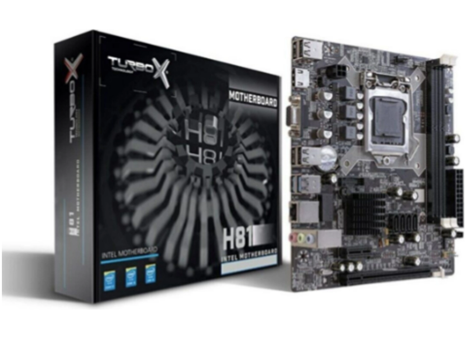 Turbox Dts Teknoloji Turbox H81 Intel H81 1600 Mhz Ddr3 Soket 1150 Matx Anakart ürün görseli