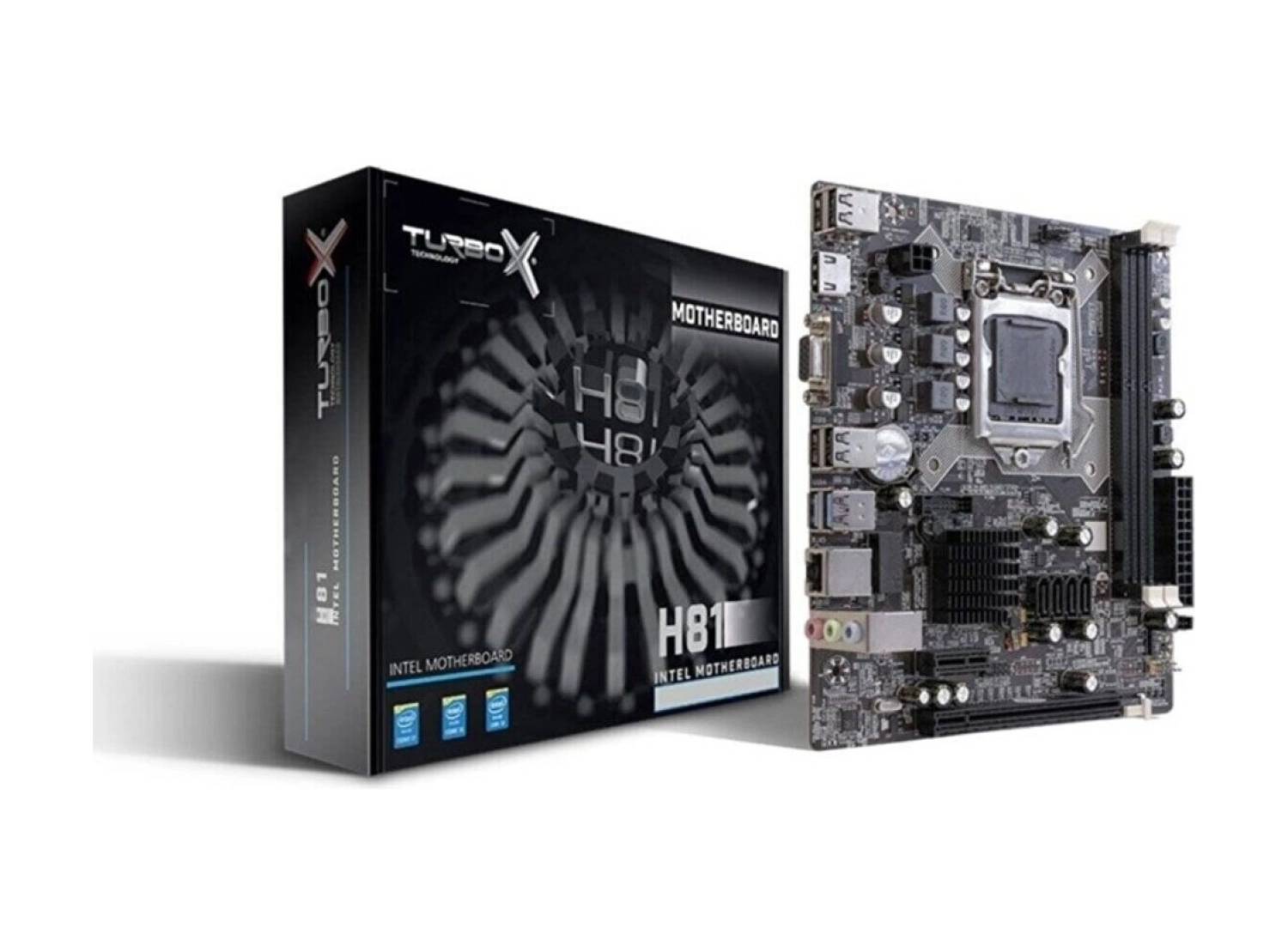 Turbox Dts Teknoloji Turbox H81 Intel H81 1600 Mhz Ddr3 Soket 1150 Matx Anakart - Görsel 2