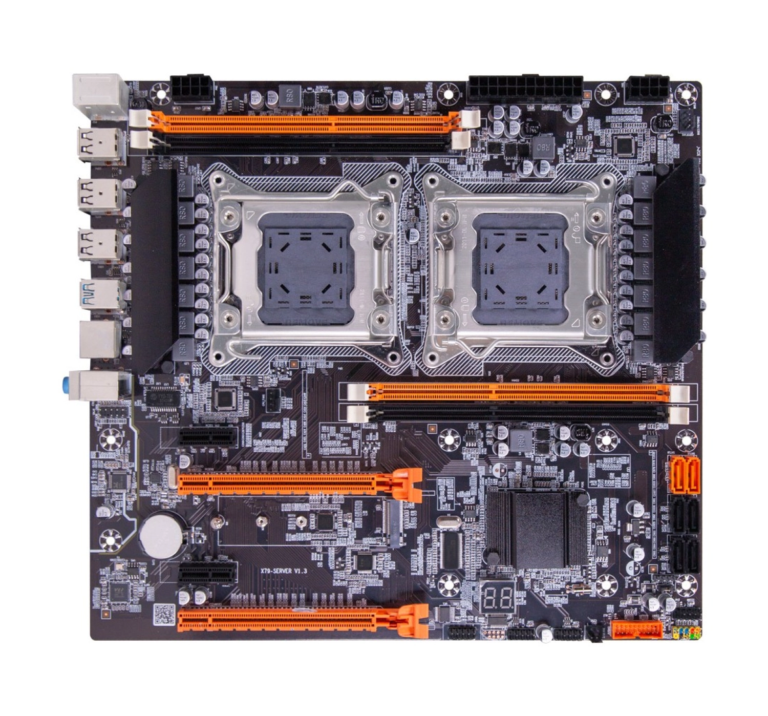 Turbox X79-8D Sata Ddr3 1866 Mhz Usb 3.0 Ses G.lan Lga2011 Çift Işlemcili Anakart ürün görseli