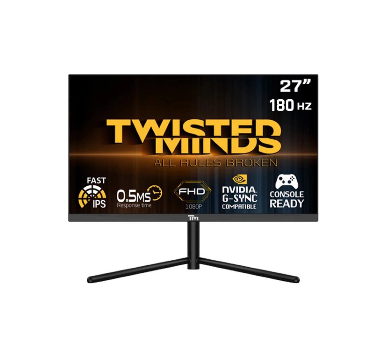 Twisted Minds 27” Tm27Fhd180Ips Fhd 180Hz 0.5Ms Hdmi Dp Fast Ips Freesync/Adaptıve-Sync Çerçevesiz Gaming Monitör ürün görseli