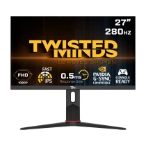 Twisted Minds Twısted Mınds 27" Tm27Fhd280Ips Fhd 280Hz 0,5Ms Hdmi Dp Hdr10 Fast Ips Pıvot Rgb Gaming Monitör