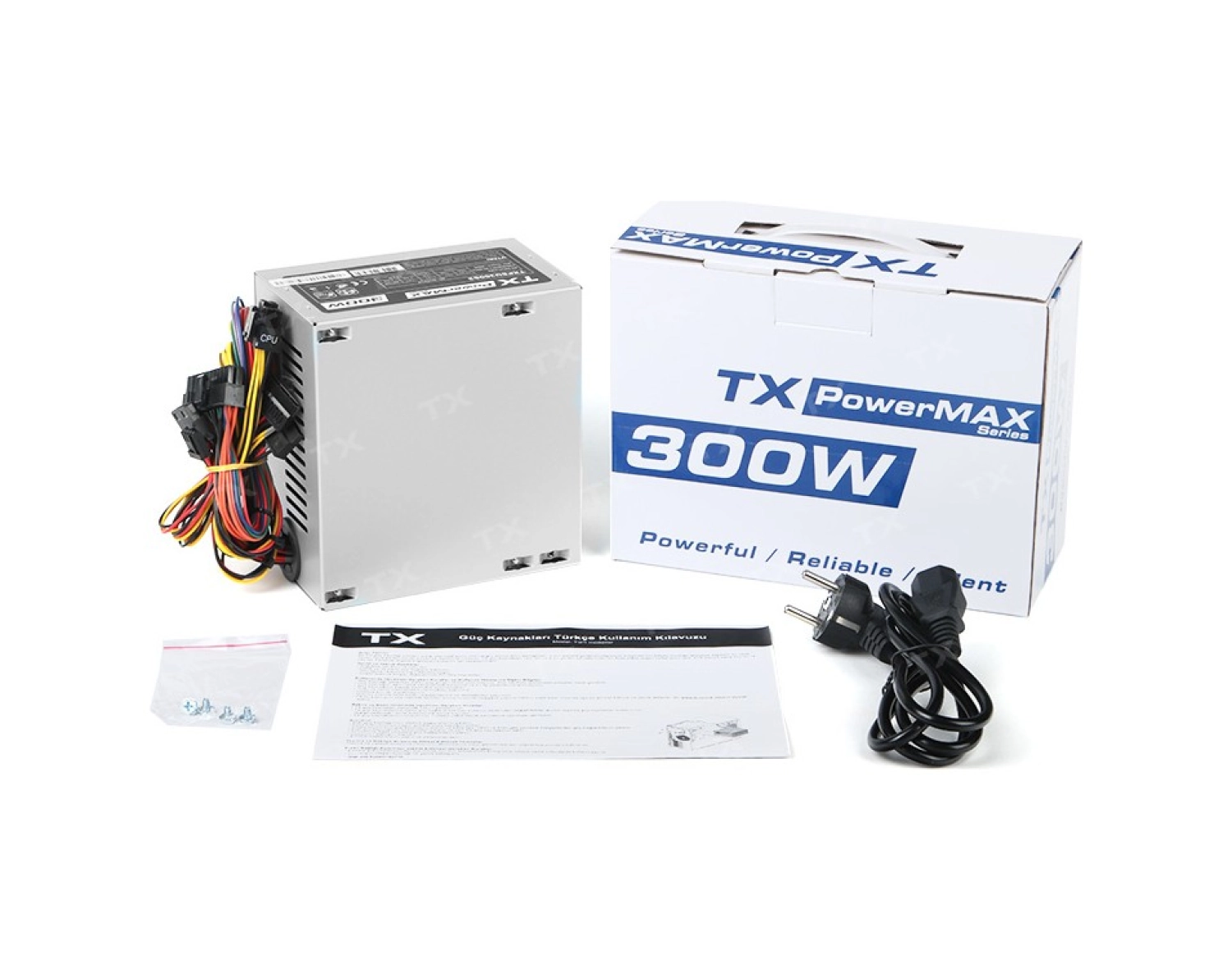 Tx Powermax 300W 3Xsata 2Xide 4Pin Cpu Bilgisayar Güç Kaynağı (Txpsu300S2) - Görsel 7