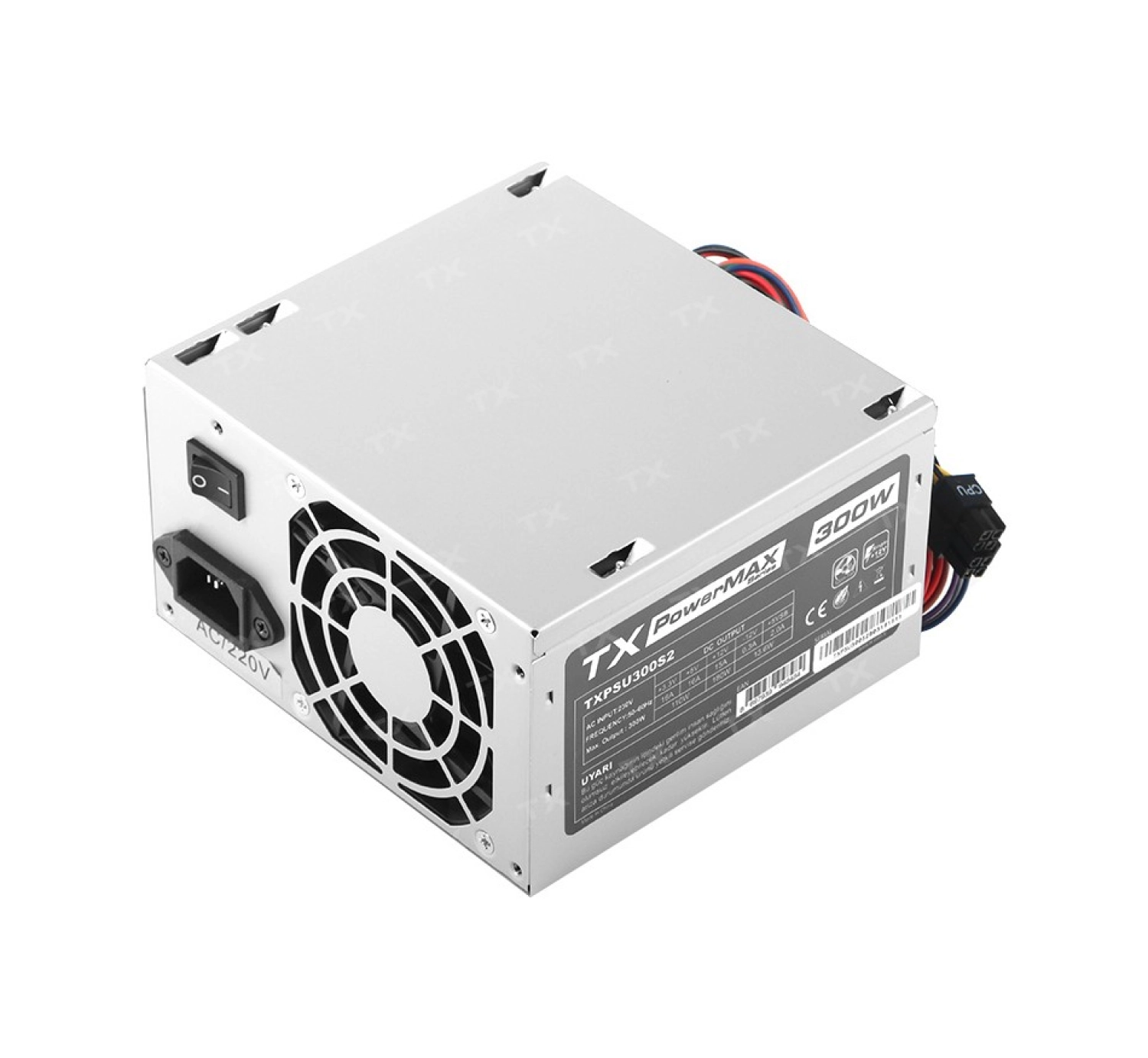 Tx Powermax 300W 3Xsata 2Xide 4Pin Cpu Bilgisayar Güç Kaynağı (Txpsu300S2) ürün görseli
