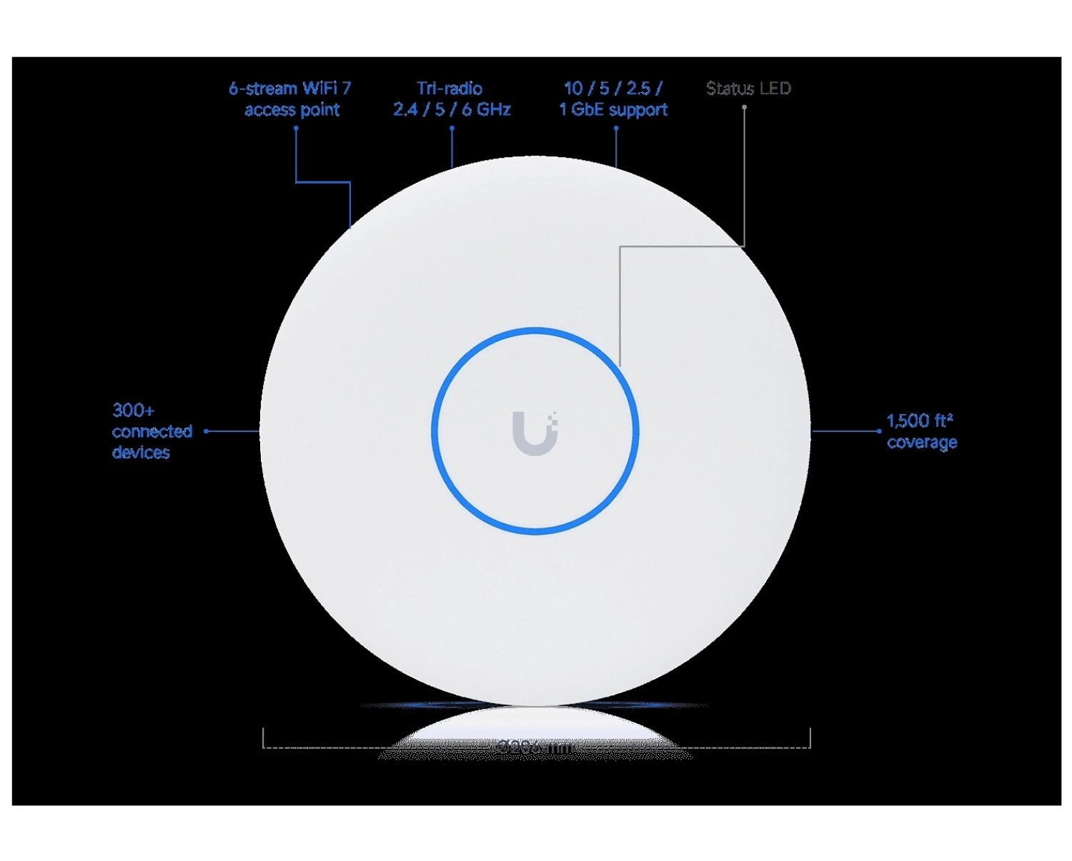 Ubiquiti Unifi U7 Pro Xg 10Gbe (U7-Pro-Xg) Wifi 7 - Görsel 2