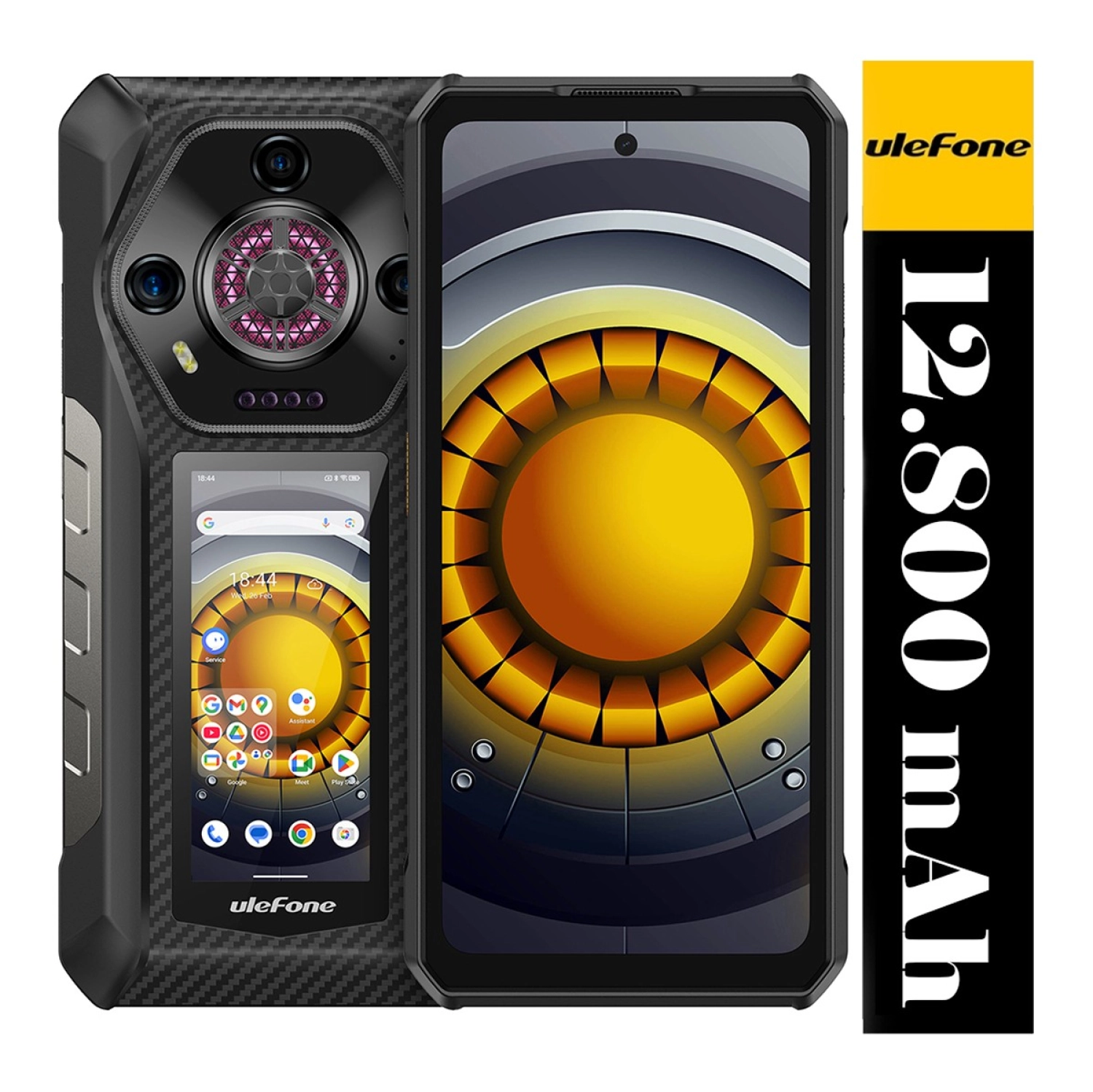 Ulefone Armor 30 Pro Android 14 12800Mah Çift Ekranlı Ai Destekli 16Gb Ram+512Gb 6.95'' Cep Telefonu ürün görseli